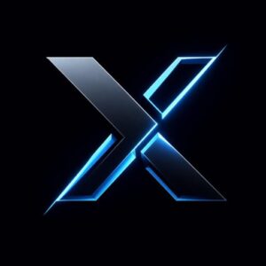 gpt image 2 creat a style logo with the letter x and a high tech design please for a website 0
